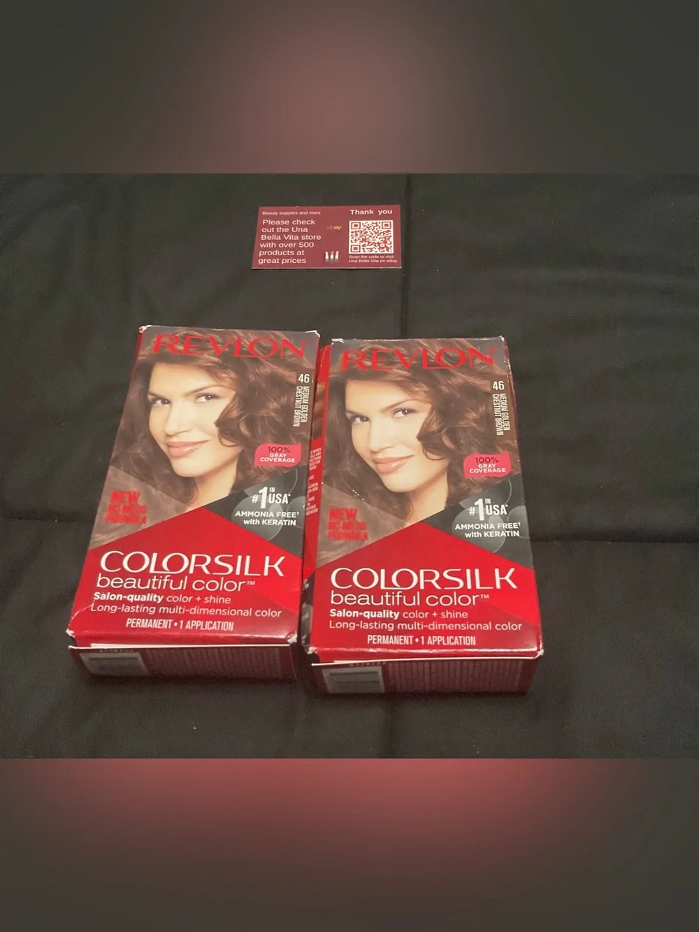 Revlon Colorsilk Permanent Hair Color - Medium Golden Chestnut Brown (Lot of 2)